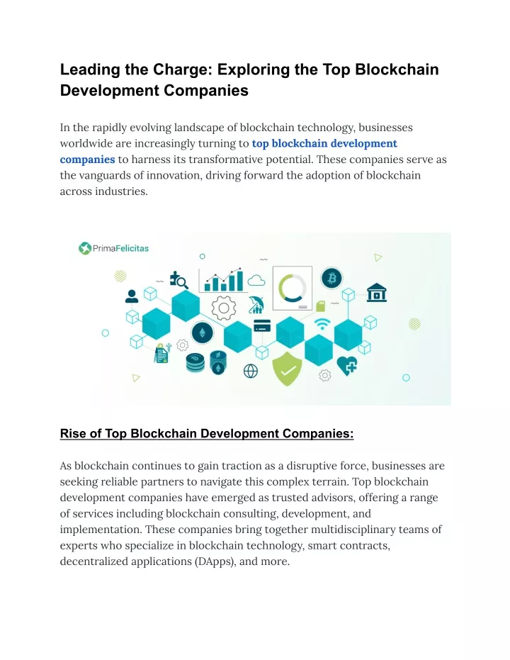 leading the charge exploring the top blockchain