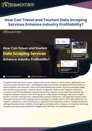 How Can Travel and Tourism Data Scraping Services Enhance Industry Profitability (1)