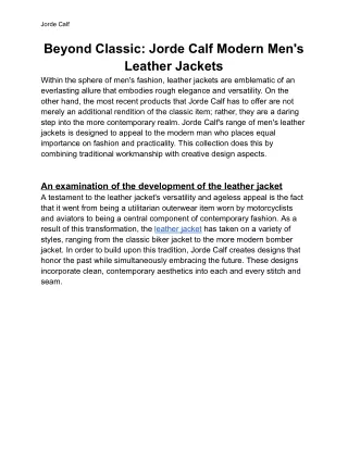 Beyond Classic_ Jorde Calf Modern Men's Leather Jackets
