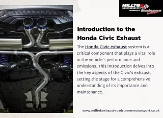 Unleash Performance: Exploring Honda Civic Exhaust Systems