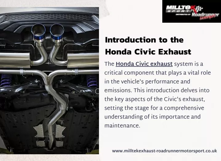 introduction to the honda civic exhaust