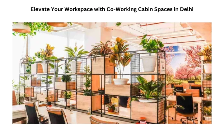 elevate your workspace with co working cabin