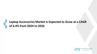 Laptop Accessories Market : Regional Analysis and Market Segmentation