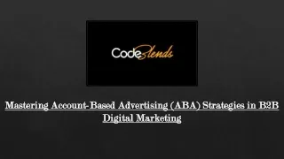mastering account mastering account based