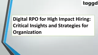 Digital RPO for High Impact Hiring Critical Insights and Strategies for Organization