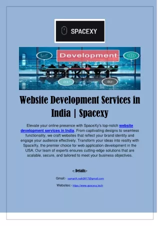 Web Application Development in the USA  | Spacexy