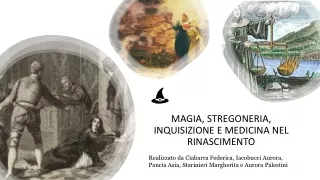 magia, stregoneria, inquisizione e medicina