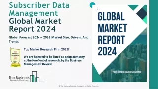 Subscriber Data Management Market Trends And Growth Analysis Report 2024-2033