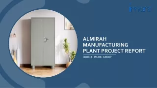 Almirah Manufacturing Plant Project Report 2024 PDF