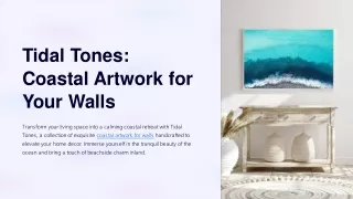 Coastal artwork for walls