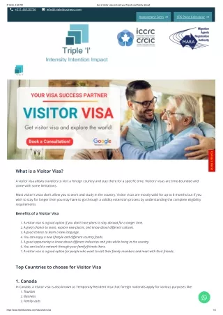 Visitor Visa for Germany