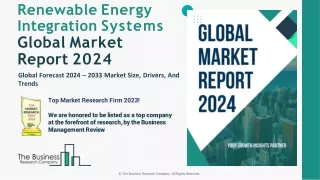 Renewable Energy Integration Systems Market Analysis, Trends, Outlook By 2033