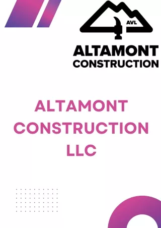 Custom Home Builders In Asheville  Altamont Construction AVL