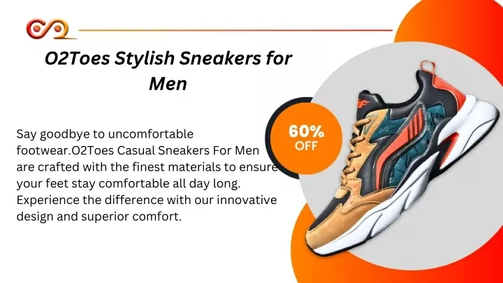 o2toes stylish sneakers for men