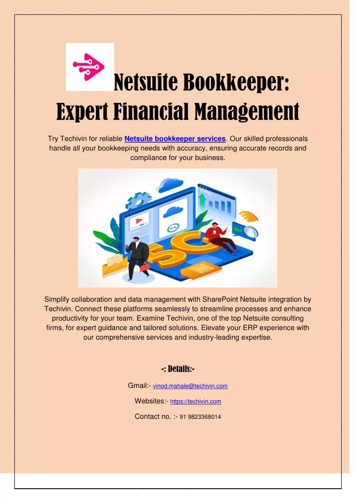 netsuite bookkeeper expert financial management