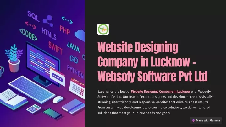 website designing company in lucknow websofy