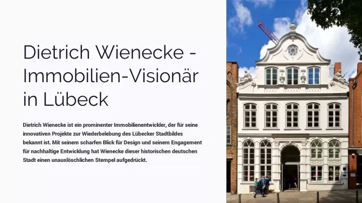 dietrich wienecke immobilien vision r in l beck