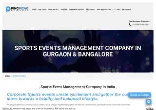 Sports Event Management Companies in Gurgaon