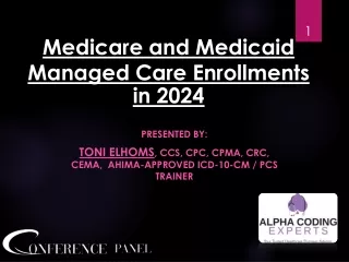 Medicare and Medicaid Managed Care Enrollments in 2024