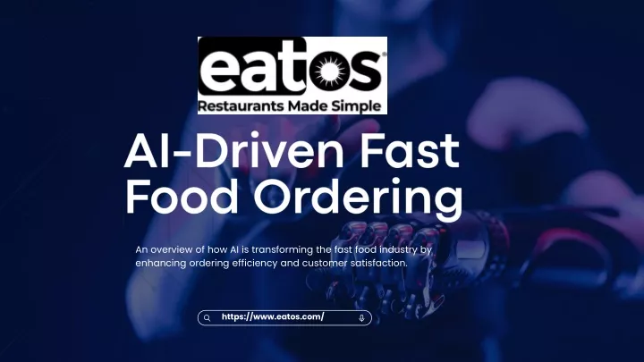 ai driven fast food ordering