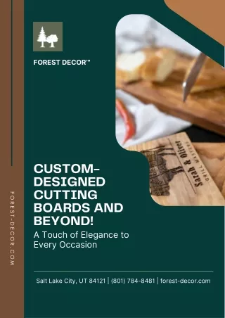 Elevate Culinary Joy with Personalized Kitchen Treasures by Forest Decor