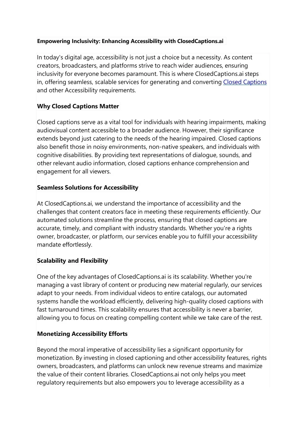 PPT - Empowering Inclusivity: Enhancing Accessibility with ...
