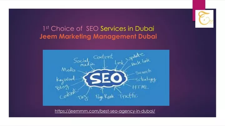 1 st choice of seo services in dubai jeem marketing management dubai