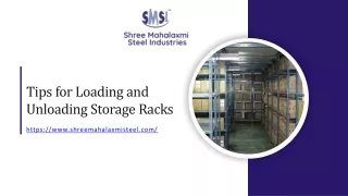 Tips for Loading and Unloading Storage Racks