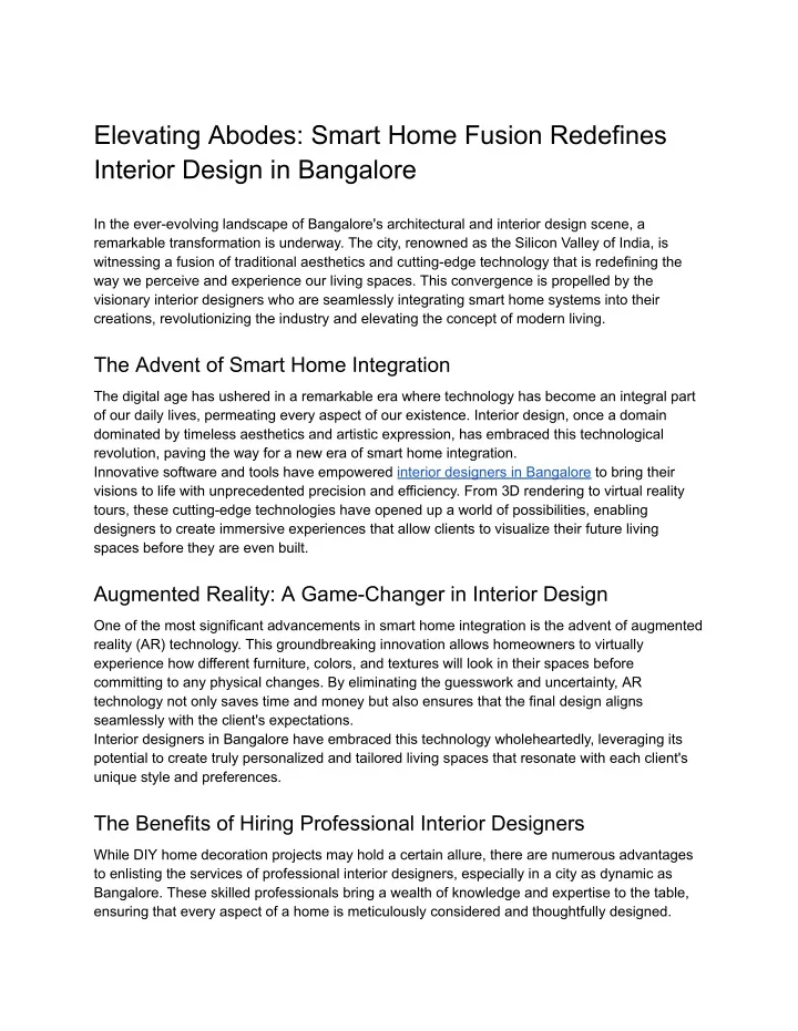 elevating abodes smart home fusion redefines