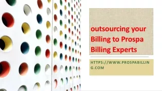 outsourcing your Billing to Prospa Billing Experts