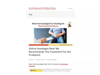 Best Online Sexologist near Me Treatment for ED, Orgasmic Issues