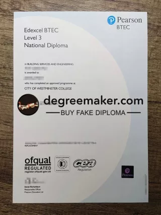 How to order fake Edexcel BTEC Level 3 National diploma?