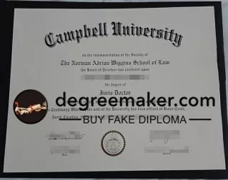 Where to obtain replicate Campbell University degree?
