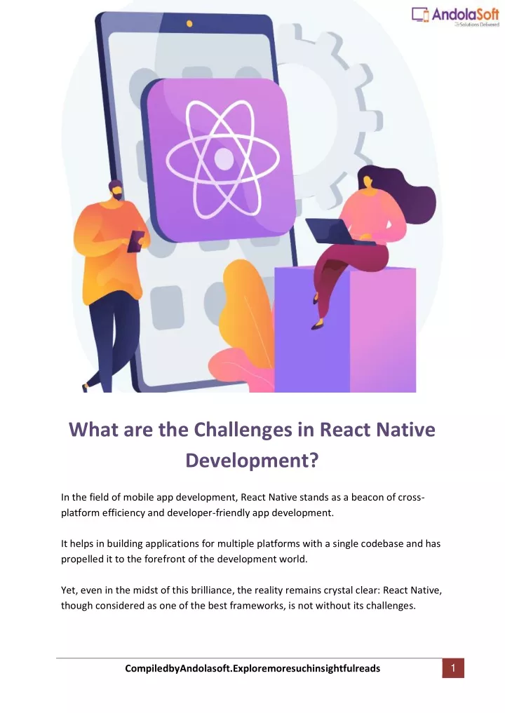 what are the challenges in react native