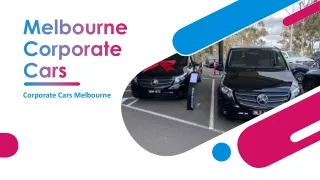 Luxury Melbourne Airport Transfers