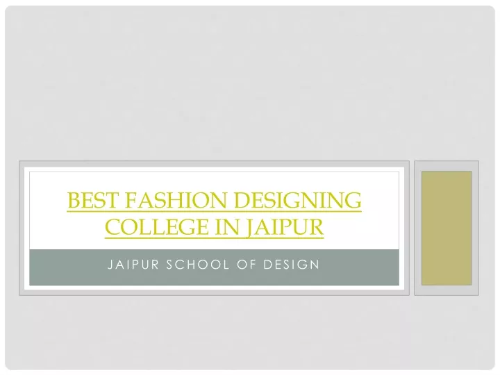 best fashion designing college in jaipur