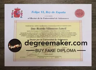 How to order fake University of Salamanca degree?