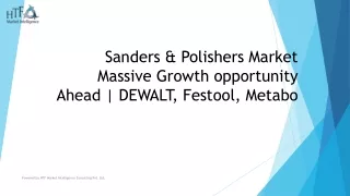 Sanders & Polishers Market