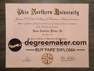 How do I buy a fake Ohio Northern University degree?
