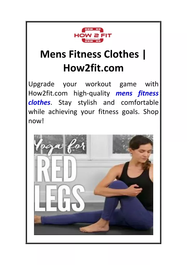 mens fitness clothes how2fit com