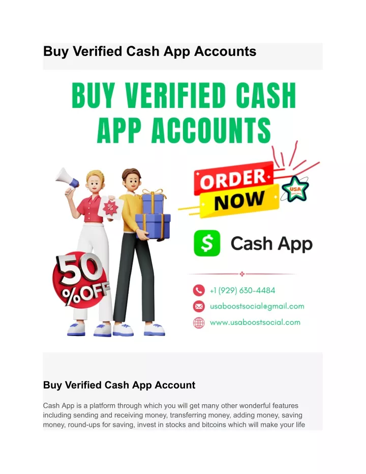 buy verified cash app accounts