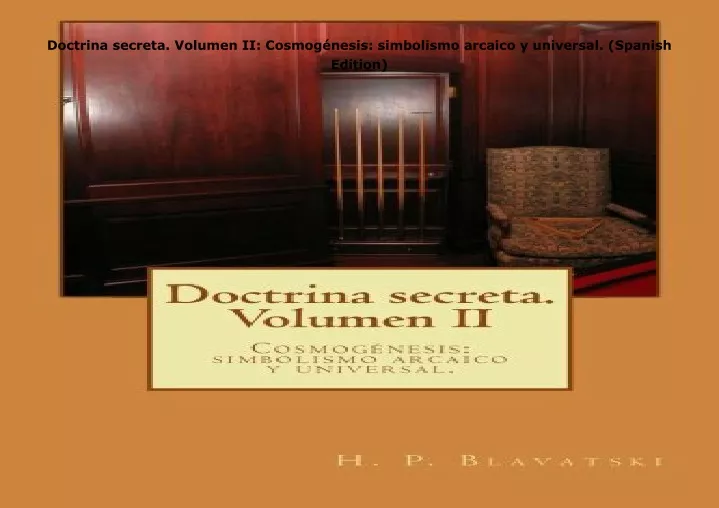 doctrina secreta volumen ii cosmog nesis