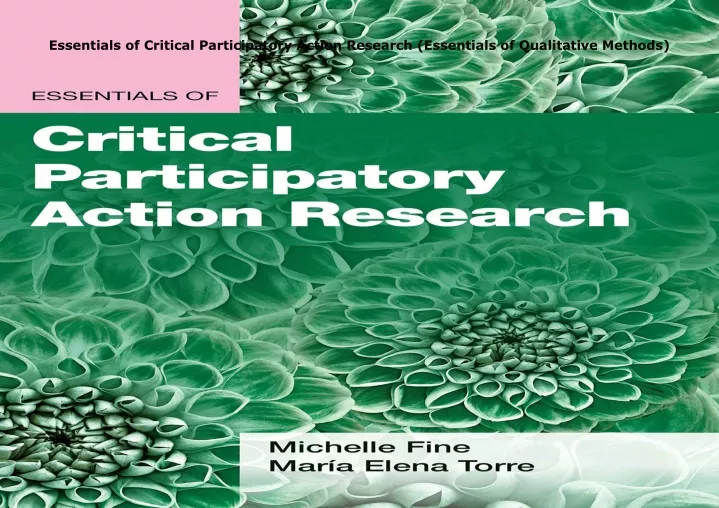 essentials of critical participatory action