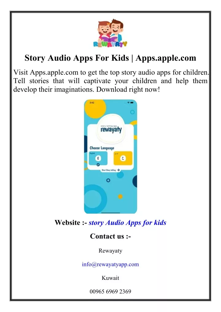 story audio apps for kids apps apple com