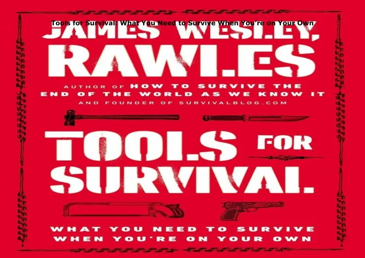 tools for survival what you need to survive when