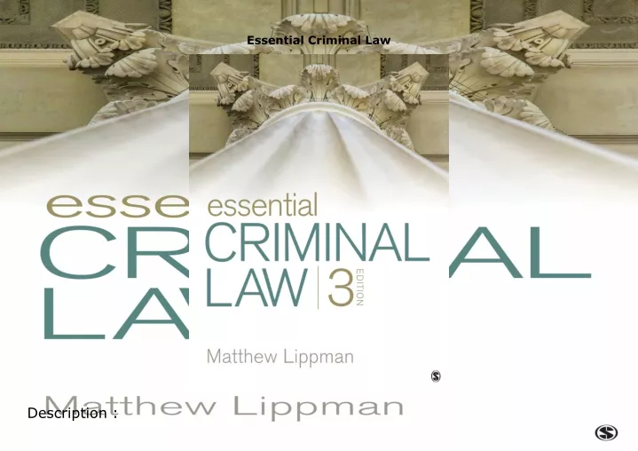 essential criminal law