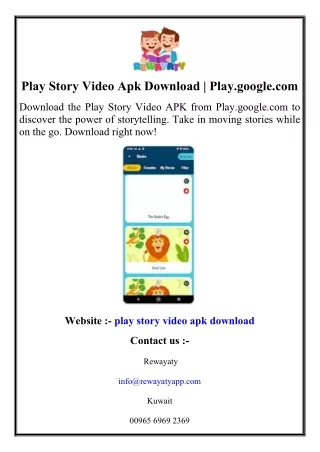 Play Story Video Apk Download  Play.google.com