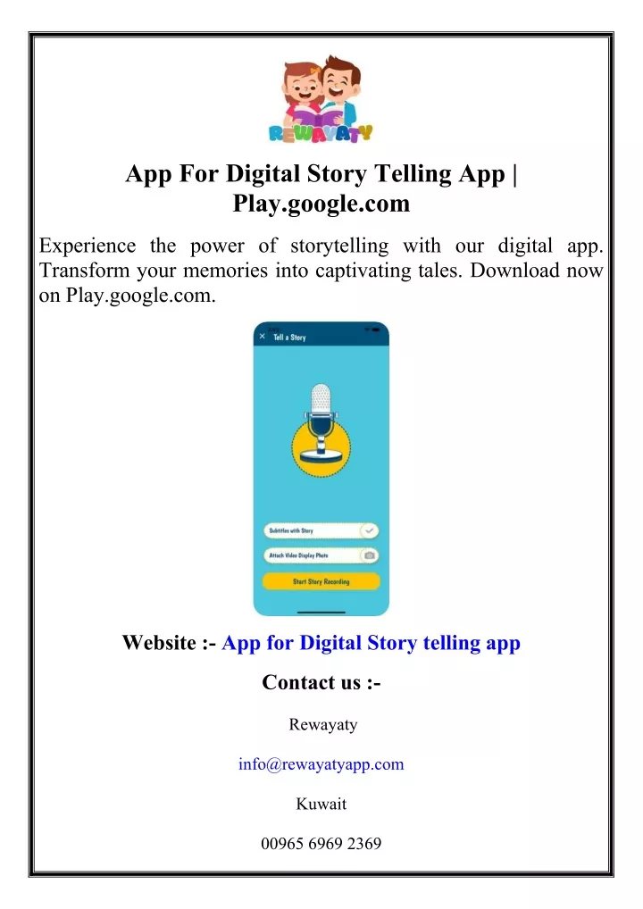 app for digital story telling app play google com