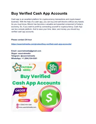 Buy Verified Cash App Accounts