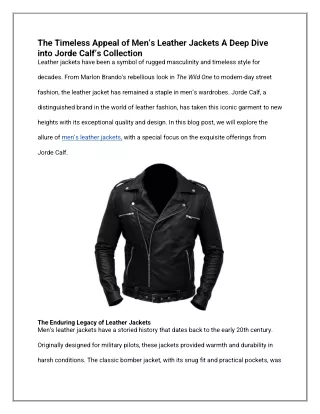 Unleash Your Inner Rebel with the Jorde Calf Men's Cafe Racer Red Stripes Biker Leather Jacket